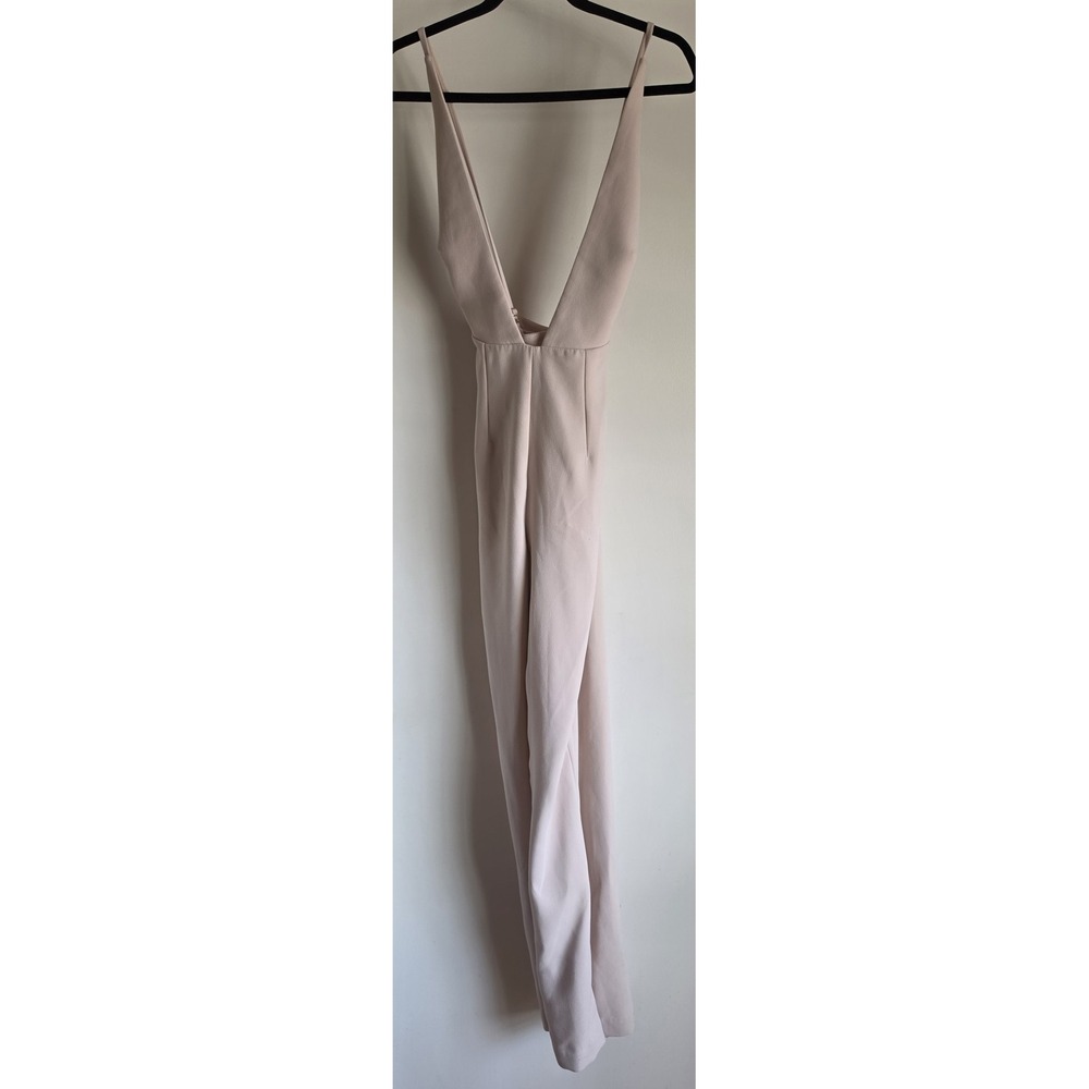 House of CB Jumpsuit Size S Pink Sleeveless Solid Romper Playsuit Pants